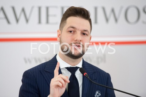  31.12.2018 WARSZAWA<br />KONFERENCJA W MINISTERSTWIE SPRAWIEDLIWOSCI<br />N/Z PATRYK JAKI<br /> 