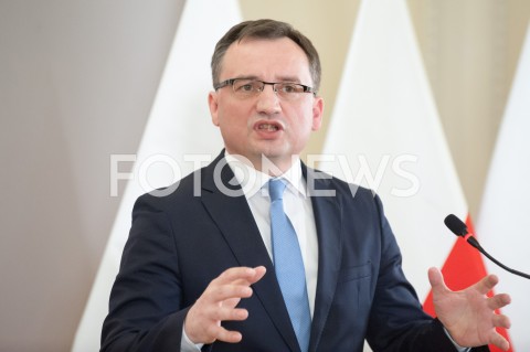  31.12.2018 WARSZAWA<br />KONFERENCJA W MINISTERSTWIE SPRAWIEDLIWOSCI<br />N/Z ZBIGNIEW ZIOBRO<br /> 