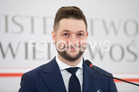  31.12.2018 WARSZAWA<br />KONFERENCJA W MINISTERSTWIE SPRAWIEDLIWOSCI<br />N/Z PATRYK JAKI<br /> 