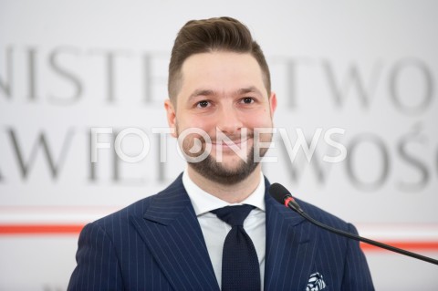  31.12.2018 WARSZAWA<br />KONFERENCJA W MINISTERSTWIE SPRAWIEDLIWOSCI<br />N/Z PATRYK JAKI<br /> 