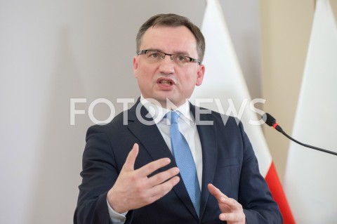  31.12.2018 WARSZAWA<br />KONFERENCJA W MINISTERSTWIE SPRAWIEDLIWOSCI<br />N/Z ZBIGNIEW ZIOBRO<br /> 