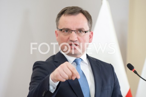  31.12.2018 WARSZAWA<br />KONFERENCJA W MINISTERSTWIE SPRAWIEDLIWOSCI<br />N/Z ZBIGNIEW ZIOBRO<br /> 