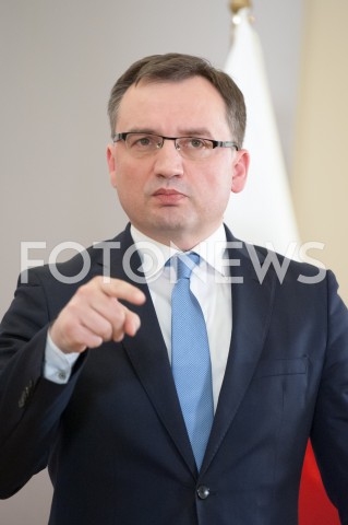  31.12.2018 WARSZAWA<br />KONFERENCJA W MINISTERSTWIE SPRAWIEDLIWOSCI<br />N/Z ZBIGNIEW ZIOBRO<br /> 