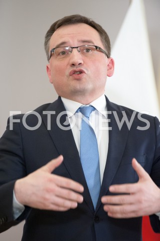  31.12.2018 WARSZAWA<br />KONFERENCJA W MINISTERSTWIE SPRAWIEDLIWOSCI<br />N/Z ZBIGNIEW ZIOBRO<br /> 