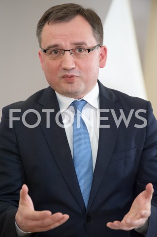  31.12.2018 WARSZAWA<br />KONFERENCJA W MINISTERSTWIE SPRAWIEDLIWOSCI<br />N/Z ZBIGNIEW ZIOBRO<br /> 