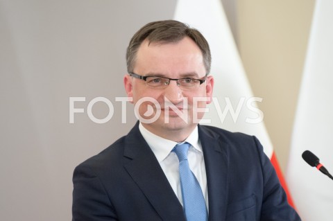  31.12.2018 WARSZAWA<br />KONFERENCJA W MINISTERSTWIE SPRAWIEDLIWOSCI<br />N/Z ZBIGNIEW ZIOBRO<br /> 