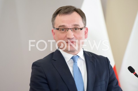  31.12.2018 WARSZAWA<br />KONFERENCJA W MINISTERSTWIE SPRAWIEDLIWOSCI<br />N/Z ZBIGNIEW ZIOBRO<br /> 