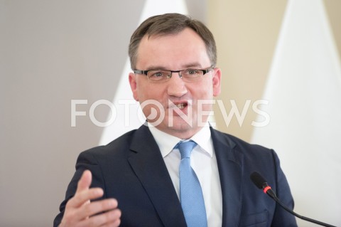  31.12.2018 WARSZAWA<br />KONFERENCJA W MINISTERSTWIE SPRAWIEDLIWOSCI<br />N/Z ZBIGNIEW ZIOBRO<br /> 