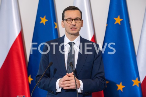 06.01.2019 WARSZAWA<br />KONFERENCJA NA TEMAT WYPADKU W ESCAPE ROOM W MINISTERSTWIE SPRAW WEWNETRZNYCH I ADMINISTRACJI<br />N/Z PREMIER MATEUSZ MORAWIECKI<br /> 