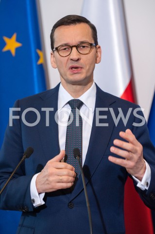  06.01.2019 WARSZAWA<br />KONFERENCJA NA TEMAT WYPADKU W ESCAPE ROOM W MINISTERSTWIE SPRAW WEWNETRZNYCH I ADMINISTRACJI<br />N/Z PREMIER MATEUSZ MORAWIECKI<br /> 