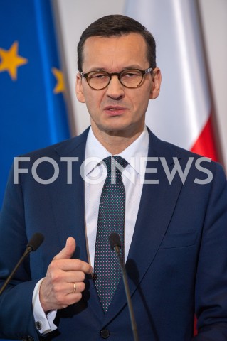  06.01.2019 WARSZAWA<br />KONFERENCJA NA TEMAT WYPADKU W ESCAPE ROOM W MINISTERSTWIE SPRAW WEWNETRZNYCH I ADMINISTRACJI<br />N/Z PREMIER MATEUSZ MORAWIECKI<br /> 