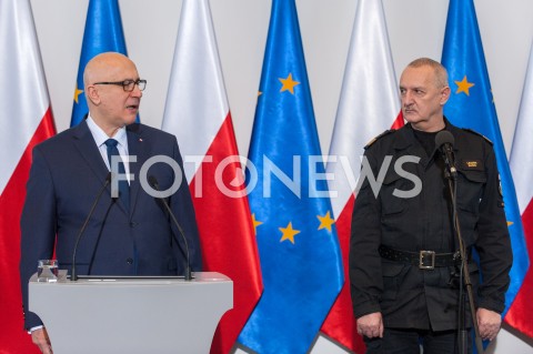  06.01.2019 WARSZAWA<br />KONFERENCJA NA TEMAT WYPADKU W ESCAPE ROOM W MINISTERSTWIE SPRAW WEWNETRZNYCH I ADMINISTRACJI<br />N/Z JOACHIM BRUDZINSKI LESZEK SUSKI<br /> 