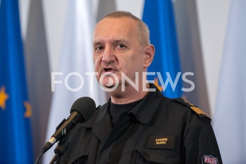  06.01.2019 WARSZAWA<br />KONFERENCJA NA TEMAT WYPADKU W ESCAPE ROOM W MINISTERSTWIE SPRAW WEWNETRZNYCH I ADMINISTRACJI<br />N/Z LESZEK SUSKI<br /> 