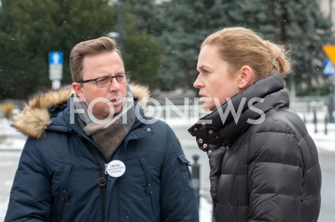  06.01.2019 WARSZAWA<br />KONFERENCJA NA TEMAT ROZDZIALU KOSCIOLA OD PANSTWA<br />N/Z BARBARA NOWACKA DARIUSZ JONSKI<br /> 