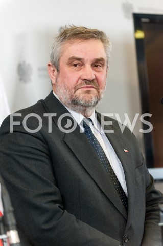  07.01.2019 WARSZAWA<br />KONFERENCJA W MINISTERSTWIE ROLNICTWA I ROZWOJU WSI<br />N/Z JAN KRZYSZTOF ARDANOWSKI<br /> 