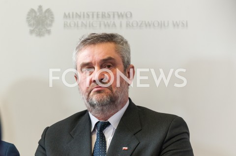  07.01.2019 WARSZAWA<br />KONFERENCJA W MINISTERSTWIE ROLNICTWA I ROZWOJU WSI<br />N/Z JAN KRZYSZTOF ARDANOWSKI<br /> 