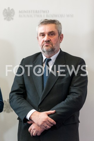  07.01.2019 WARSZAWA<br />KONFERENCJA W MINISTERSTWIE ROLNICTWA I ROZWOJU WSI<br />N/Z JAN KRZYSZTOF ARDANOWSKI<br /> 
