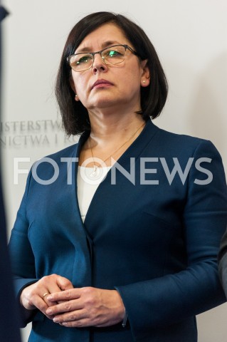  07.01.2019 WARSZAWA<br />KONFERENCJA W MINISTERSTWIE ROLNICTWA I ROZWOJU WSI<br />N/Z MARIA FAJGER<br /> 