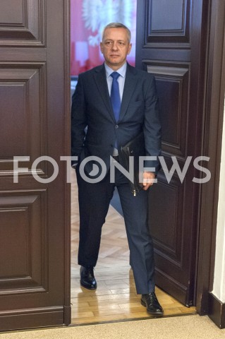  08.01.2019 WARSZAWA<br />POSIEDZENIE RADY MINISTROW<br />POSIEDZENIE RZADU<br />N/Z MAREK ZAGORSKI<br /> 