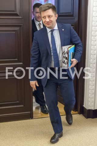  08.01.2019 WARSZAWA<br />POSIEDZENIE RADY MINISTROW<br />POSIEDZENIE RZADU<br />N/Z MICHAL DWORCZYK<br /> 