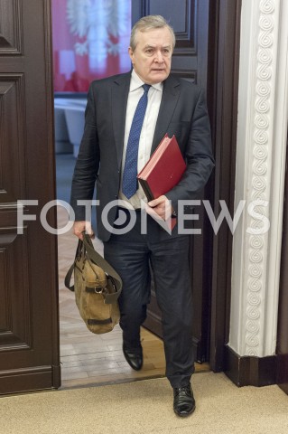  08.01.2019 WARSZAWA<br />POSIEDZENIE RADY MINISTROW<br />POSIEDZENIE RZADU<br />N/Z PIOTR GLINSKI<br /> 
