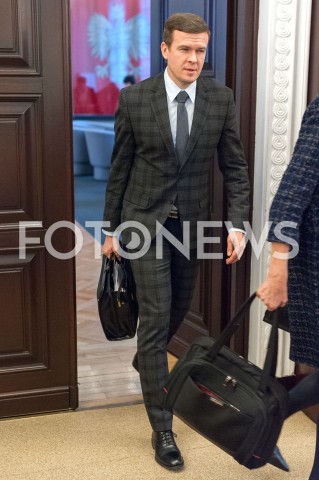  08.01.2019 WARSZAWA<br />POSIEDZENIE RADY MINISTROW<br />POSIEDZENIE RZADU<br />N/Z WITOLD BANKA<br /> 