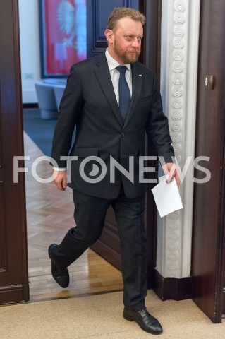  08.01.2019 WARSZAWA<br />POSIEDZENIE RADY MINISTROW<br />POSIEDZENIE RZADU<br />N/Z LUKASZ SZUMOWSKI<br /> 