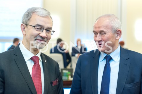  08.01.2019 WARSZAWA<br />POSIEDZENIE RADY MINISTROW<br />POSIEDZENIE RZADU<br />N/Z JERZY KWIECINSKI KRZYSZTOF TCHORZEWSKI<br /> 