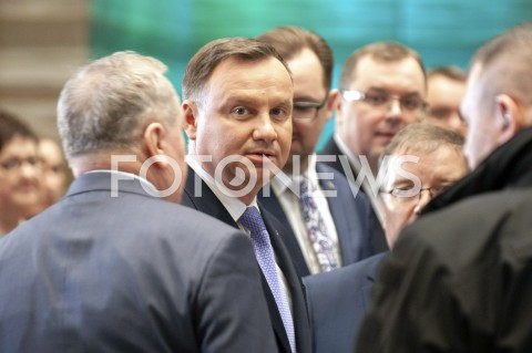  09.01.2019 WARSZAWA<br />KONFERENCJA OPRACOWANIE PLANOW ADAPTACJI DO ZMIAN KLIMATU W MIASTACH POWYZEJ 100 TYSIECY MIESZKANCOW<br />N/Z PREZYDENT ANDRZEJ DUDA<br /> 
