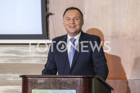  09.01.2019 WARSZAWA<br />KONFERENCJA OPRACOWANIE PLANOW ADAPTACJI DO ZMIAN KLIMATU W MIASTACH POWYZEJ 100 TYSIECY MIESZKANCOW<br />N/Z PREZYDENT ANDRZEJ DUDA<br /> 