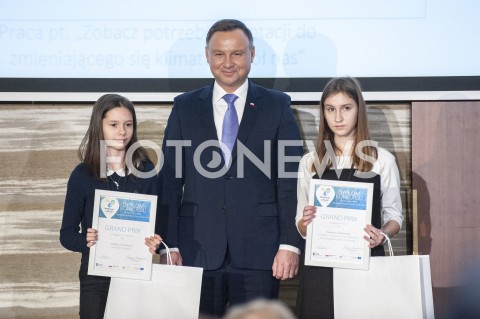  09.01.2019 WARSZAWA<br />KONFERENCJA OPRACOWANIE PLANOW ADAPTACJI DO ZMIAN KLIMATU W MIASTACH POWYZEJ 100 TYSIECY MIESZKANCOW<br />N/Z PREZYDENT ANDRZEJ DUDA KRYSTYNA SZUSZKIEWICZ ZUZANNA LUKASZEWSKA<br /> 