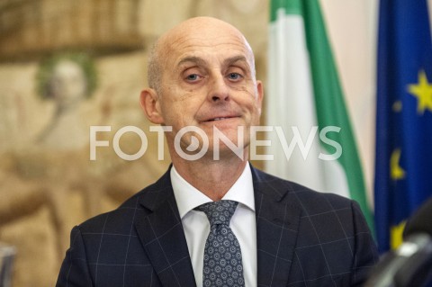  09.01.2019 WARSZAWA<br />KONFERENCJA MATTEO SALVINIEGO<br />N/Z ALDO AMATI AMBASADOR REPUBLIKI WLOSKIEJ<br /> 