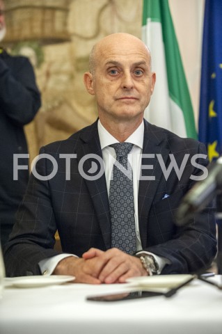  09.01.2019 WARSZAWA<br />KONFERENCJA MATTEO SALVINIEGO<br />N/Z ALDO AMATI AMBASADOR REPUBLIKI WLOSKIEJ<br /> 