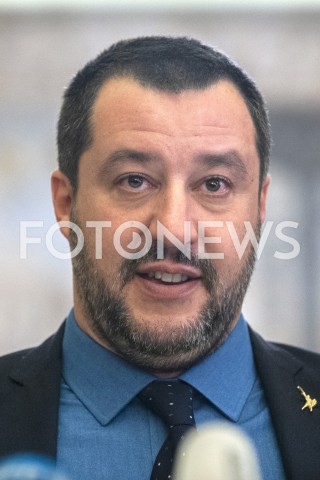  09.01.2019 WARSZAWA<br />KONFERENCJA MATTEO SALVINIEGO<br />N/Z MATTEO SALVINI<br /> 