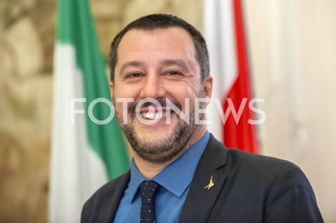  09.01.2019 WARSZAWA<br />KONFERENCJA MATTEO SALVINIEGO<br />N/Z MATTEO SALVINI<br /> 