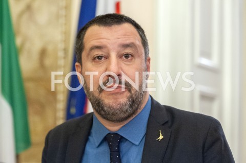 09.01.2019 WARSZAWA<br />KONFERENCJA MATTEO SALVINIEGO<br />N/Z MATTEO SALVINI<br /> 