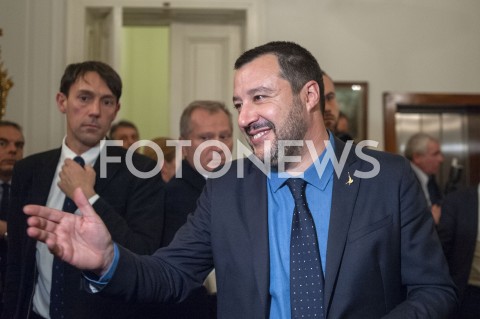  09.01.2019 WARSZAWA<br />KONFERENCJA MATTEO SALVINIEGO<br />N/Z MATTEO SALVINI<br /> 