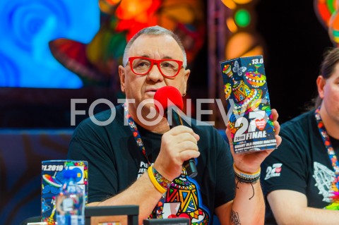 Konferencja przed 27. finałem Wielkiej Orkiestry Świątecznej Pomocy w Warszawie