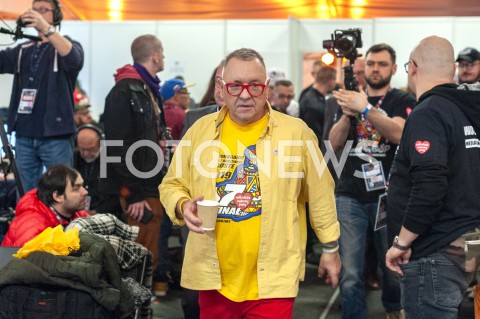  13.01.2019 WARSZAWA<br />27. FINAL WIELKIEJ ORKIESTRY SWIATECZNEJ POMOCY<br />N/Z JERZY JUREK OWSIAK<br /> 