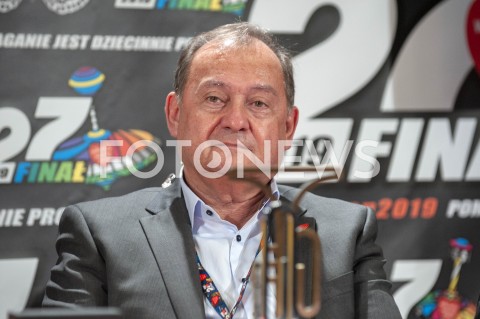  13.01.2019 WARSZAWA<br />27. FINAL WIELKIEJ ORKIESTRY SWIATECZNEJ POMOCY<br />N/Z BOHDAN MARUSZEWSKI<br /> 