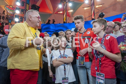  13.01.2019 WARSZAWA<br />27. FINAL WIELKIEJ ORKIESTRY SWIATECZNEJ POMOCY<br />N/Z JERZY JUREK OWSIAK<br /> 