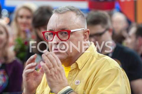  13.01.2019 WARSZAWA<br />27. FINAL WIELKIEJ ORKIESTRY SWIATECZNEJ POMOCY<br />N/Z JERZY JUREK OWSIAK<br /> 