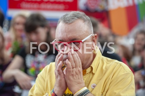  13.01.2019 WARSZAWA<br />27. FINAL WIELKIEJ ORKIESTRY SWIATECZNEJ POMOCY<br />N/Z JERZY JUREK OWSIAK<br /> 