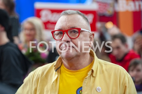  13.01.2019 WARSZAWA<br />27. FINAL WIELKIEJ ORKIESTRY SWIATECZNEJ POMOCY<br />N/Z JERZY JUREK OWSIAK<br /> 