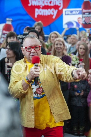  13.01.2019 WARSZAWA<br />27. FINAL WIELKIEJ ORKIESTRY SWIATECZNEJ POMOCY<br />N/Z JERZY JUREK OWSIAK<br /> 