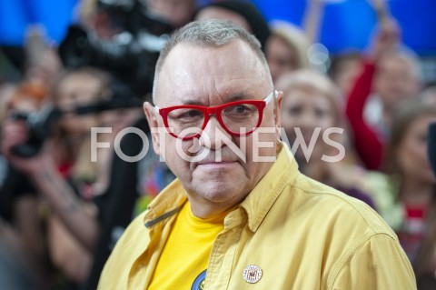  13.01.2019 WARSZAWA<br />27. FINAL WIELKIEJ ORKIESTRY SWIATECZNEJ POMOCY<br />N/Z JERZY JUREK OWSIAK<br /> 