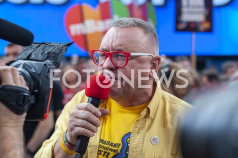  13.01.2019 WARSZAWA<br />
27. FINAL WIELKIEJ ORKIESTRY SWIATECZNEJ POMOCY<br />
N/Z JERZY JUREK OWSIAK<br />
 