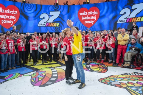  13.01.2019 WARSZAWA<br />
27. FINAL WIELKIEJ ORKIESTRY SWIATECZNEJ POMOCY<br />
N/Z UCZESTNICY WYDARZENIA <br />
 