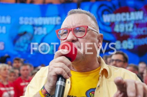  13.01.2019 WARSZAWA<br />
27. FINAL WIELKIEJ ORKIESTRY SWIATECZNEJ POMOCY<br />
N/Z JERZY JUREK OWSIAK <br />
 