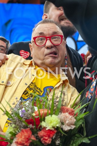  13.01.2019 WARSZAWA<br />
27. FINAL WIELKIEJ ORKIESTRY SWIATECZNEJ POMOCY<br />
N/Z JERZY JUREK OWSIAK<br />
 